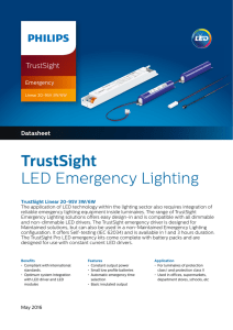 TrustSight LED Emergency Lighting