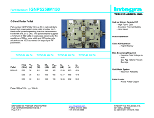 IGNP5259M150 - Integra Technologies, Inc.