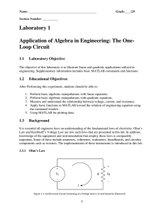 Loop Circuit - College of Engineering and Computer Science