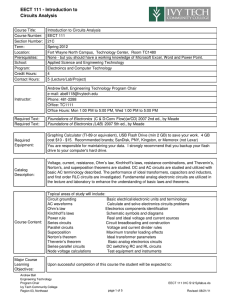 Syllabus - Ivy Tech -- Faculty Web