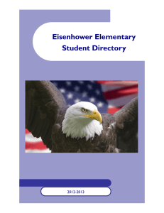 Eisenhower Elementary Student Directory