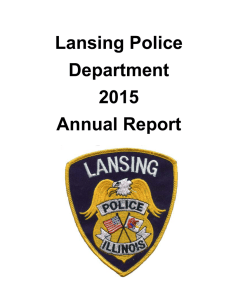 2015 Annual Report - Village of Lansing