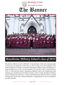 The Banner - Benedictine Military School