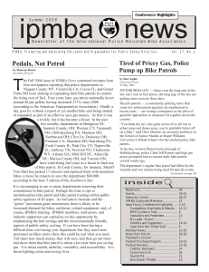IPMBA News Vol. 17 No. 3 Summer 2008