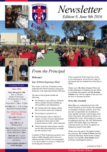 Newsletter - Saint Ignatius College Geelong