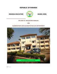 4.0 introduction……………… - Rwanda Education Board