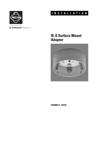 IE-S Surface Mount Adapter
