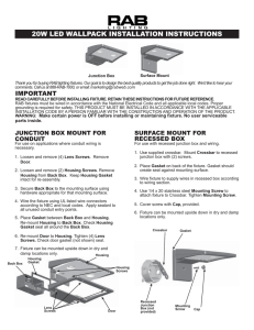 20w led wallpack installation instructions