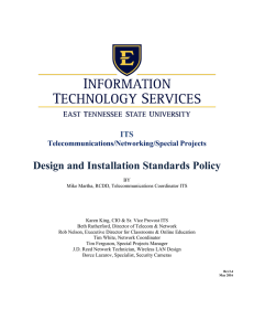 Design and Installation Standards Policy