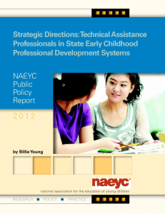 Technical Assistance Professionals in State Early Childhood