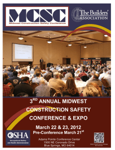 3rd Annual Midwest Construction Safety Conference