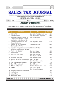 October 2013 - The Gujarat Sales Tax Bar Association