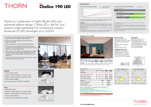 Chalice 190 LED - Thorn Lighting