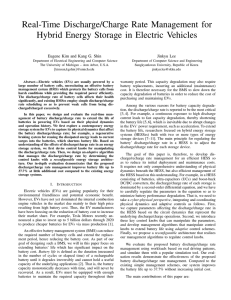 Real-Time Discharge/Charge Rate Management