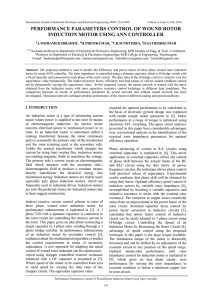 performance parameters control of wound rotor induction motor