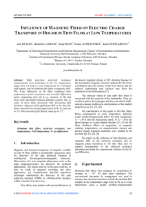 Advances in Electrical and Electronic Engineering