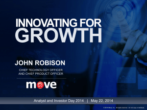 Innovating for Growth, John Robison