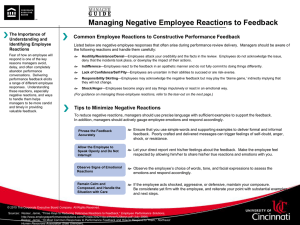Manager Guide: Managing Negative Employee Reactions to