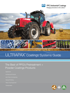 ULTRAPAX™ Coatings Systems Guide
