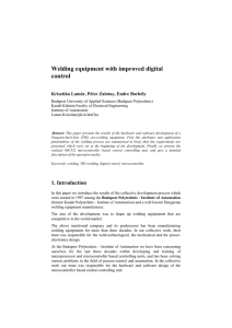 Digital control of a Tungsten-Inert