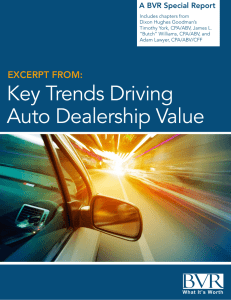 Key Trends Driving Auto Dealership Value