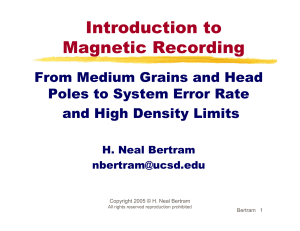 Course PDF - Center for Magnetic Recording Research