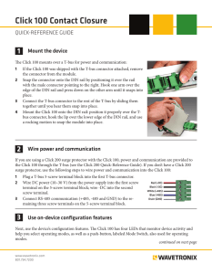 Click 100 Contact Closure