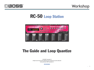 RC50WS05—The Guide and Loop Quantize