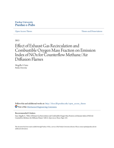 Effect of Exhaust Gas Recirculation and - Purdue e-Pubs