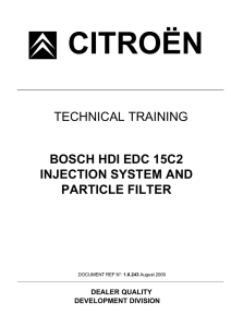BOSCH HDI EDC15C2 injection system