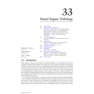 Chapter 33: Diesel Engine Tribology