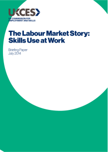The Labour Market Story: Skills Use at Work