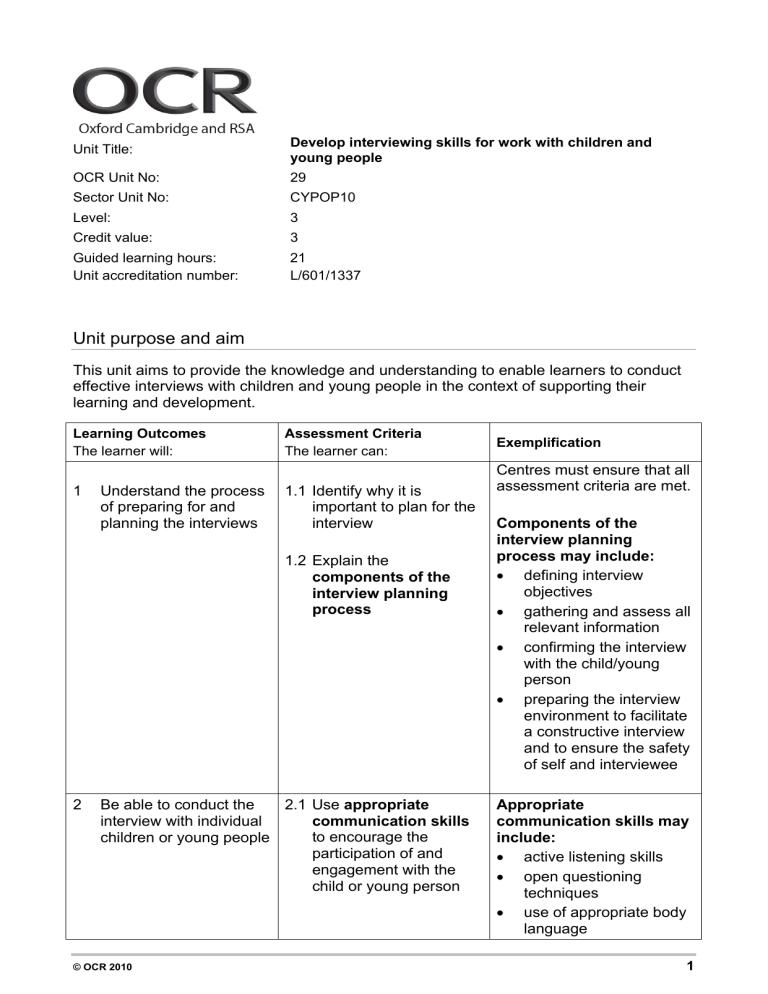 level-3-unit-29-develop-interviewing-skills-for-work-with