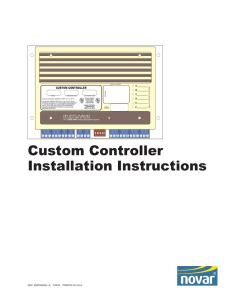 Custom Controller Installation