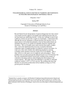 this PDF file - Pittsburgh Journal of Technology Law and