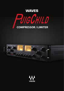 PuigChild Hardware Compressor / Limiter Manual
