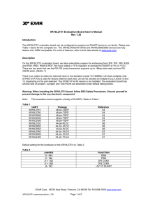 Evaluation Board User`s Manual
