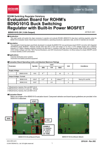 BD9G101G User`s Guide