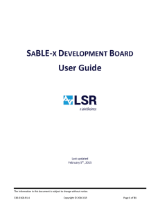 Development Board User Guide