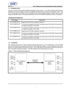 XR17V358/354 Evaluation Board User`s Manual