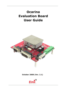 Ocarina Evaluation Board User Guide