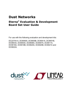 Eterna Eval/Dev Board Set Users Guide