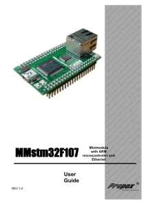 MMstm32F107 Minimodule