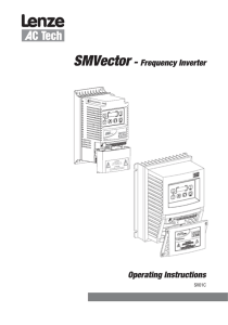 Operating Instructions SMVector