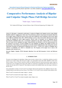 Comparative Performance Analysis of Bipolar and Unipolar Single