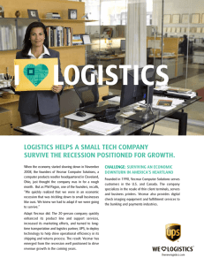 LOGISTICS HELPS A SMALL TECH COMPANY SURVIVE THE