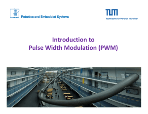 Introduction to Pulse Width Modulation (PWM)