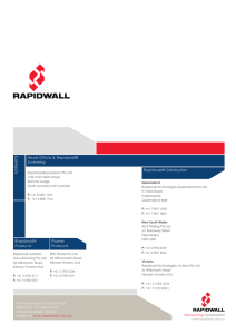 the Rapidwall Brochure