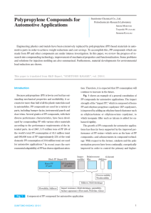 Polypropylene Compounds for Automotive Applications