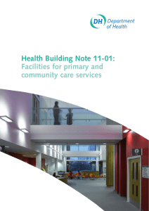 Health Building Note 11-01: Facilities for primary and